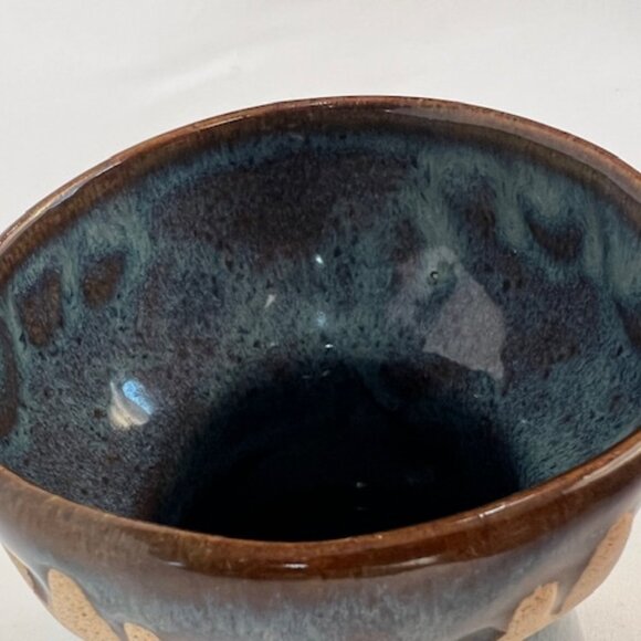 Birchstone Pottery Maine RAD Design Moose Elk Stoneware Vase / Egg Separator - Picture 9 of 10